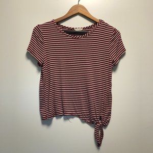 Olivia Ray Short Sleeve Striped Tee Medium